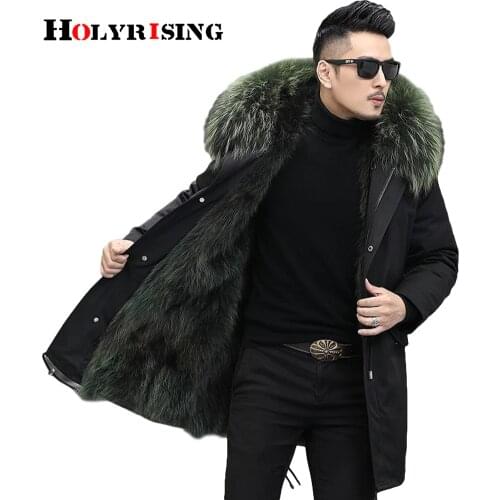 5XL Men Fur Parka Jacket erkekler ceket Winter Clothes Mens Thick Parkas Hooded Jackets Chaqueta Hombre DHL Fedex shipping 19400
