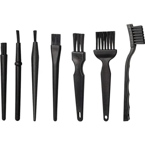 7pcs/set Portable Handle Anti Static Brush Cleaning Brush for Electronic Repair 23GB