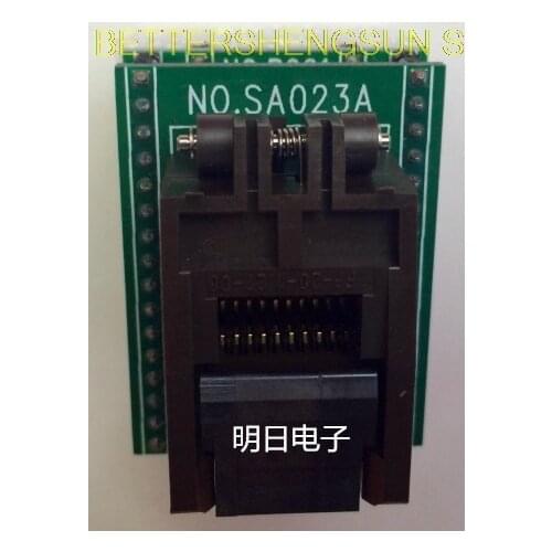 Free shipping SA023A SOP20 programmer burn adapter seat