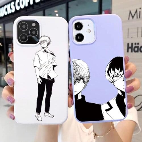 Tokyo Ghoul Comics Kaneki Ken Phone Case for IPhone X XR XS MAX 8 7 6s Plus 12 mini 11 Pro Max SE 2020 Soft Silicone matte Cover