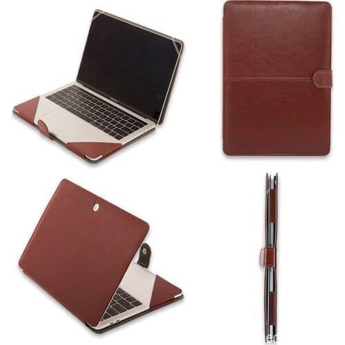 PU Leather Case Laptop Protector Cover For Apple MacBook Pro 13" 13.3" Inchs M1 Case For MacBook Air 13" 2019 2020 2021 M1 Chip