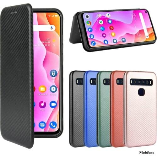 TCL 10L Carbon Fiber Wallet Flip Case for TCL 10 Pro Business Full Cover TCL10L TCL10 Pro Phone Bag TCL 10 Lite TPU Bumper Etui