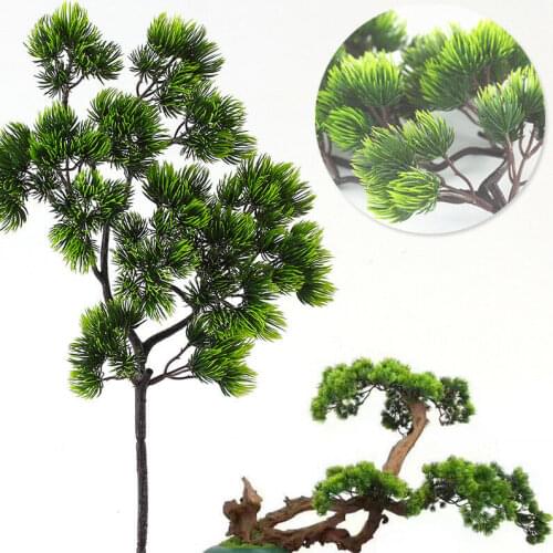 NEW Artificial Plant Pine Fake Plants Home Wedding Decoration Plastics Artificial DIY Flowers Fake Green Pot Plants Ornaments