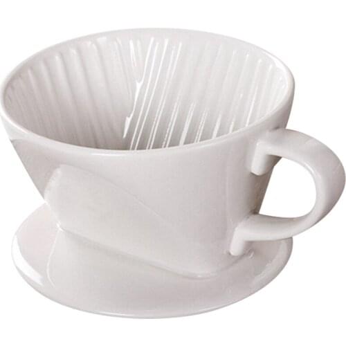 Coffee Filtering Cup Practical Ceramic Coffee Filter Hand Brewed Coffee Drip Filter Funnel Durable Coffee Accessories