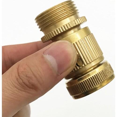 Garden Hose Quick Connect Brass Quick Connector Fitting 3/4 Inch Accessories E7