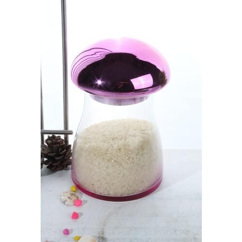 LoveQ Glass Mushroom Jar Ckr-1721-P