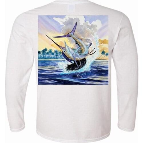 Fashion Professional Design Sublimation hygroscopic and sweat releasing Printing Fishing Shirt Shirt for Men