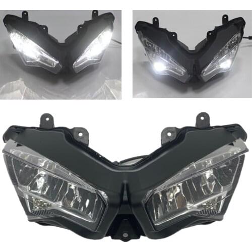 Ninja250 400 Motorcycle Light Headlight Assembly LED Headlight For Kawasaki Ninja 400 Ninja250 2018 2019 2020 Head Lamp Lights