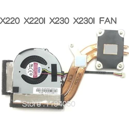 New Laptop Cooling Fan with Heatsink For Lenovo X220 X220i X230 X230I Series FRU: 04W0435 04W1774 04W6921