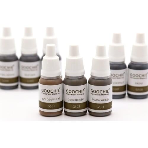 Goochie Organic Permanent Makeup Pigment In Tattoo Ink For Microblading Eyebrows