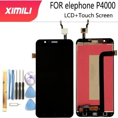 Tested LCD For Elephone P4000 LCD Display and Touch Screen Assembly Repair Part For Elephone P4000 +Tools+Tape