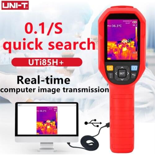UNI-T UTi85H+ Professional Thermal Imager Thermometer 30-45 Degrees Celsius Handheld 4800 Pixels PC Software Analysis USB
