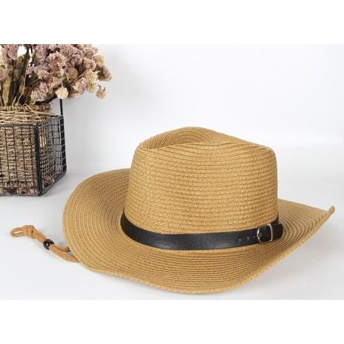 Hat Summer New Style Rainbow Hat Ehnic style Wheat Straw Ladies Sun Bucket caps Seaside Vacation Travel Hats for women Ladies