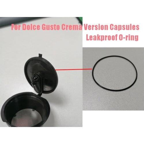 ICafilas Silicone O-ring For Dolce Gusto Stainless Steel Refillable Coffee Capsule