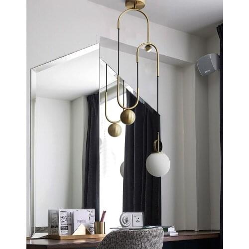 Nordic Pendant Light Clear Glass Lampshade Hanging Lamp Dining Room Cafe Bar Led Pendant Lights Suspension Luminaire S pendant
