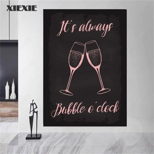 Modern Decoration Home Poster Abstract Wine Glass Poster Nordic Canvas Picture Home Living Bedroom Decoration Modular Wall Art