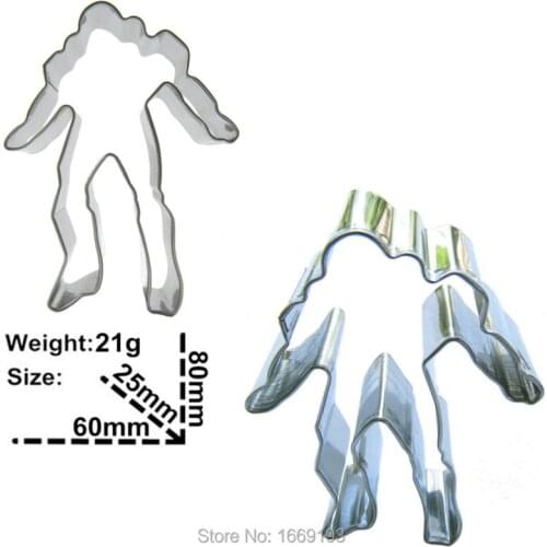 Steel Robot Shape Cake Decorating Fondant Cutters Tools,Robot Cake Cookie Biscuit Baking Molds,Direct Selling