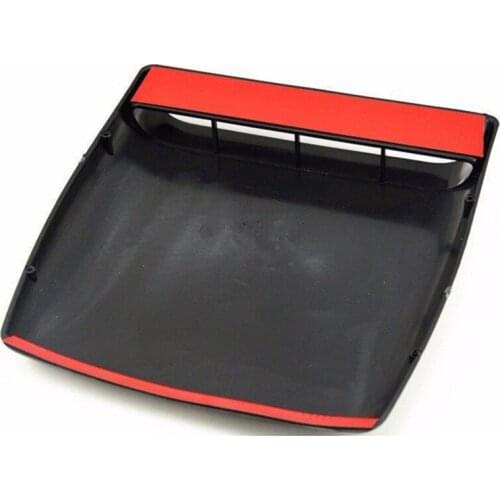 Car Styling Universal Decorative Air Flow Intake Scoop Turbo Bonnet Vent Cover Hood Silver/white/black