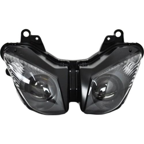 WHSC Motorcycle Headlight Assembly Lamp Light Bulb for Kawasaki Ninja ZX-6R 636 2009-2012