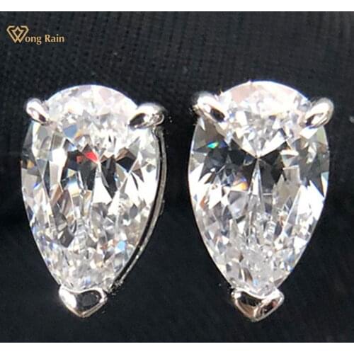 Wong Rain Women's Silver Earrings