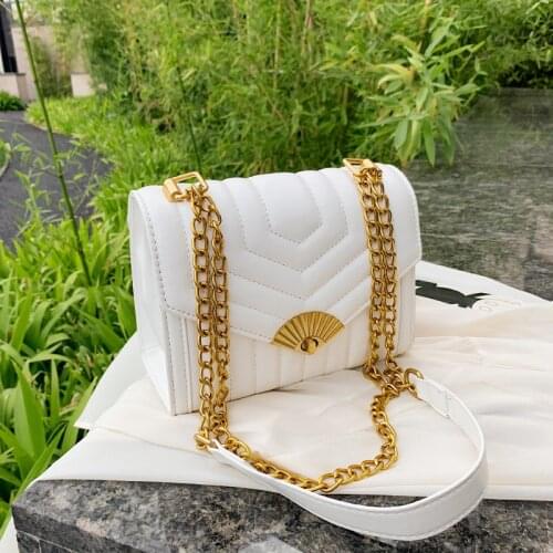 Womens 2021 Summer Fashion Chain Shoulder Small Square Bag Crossbody Bag new crossbody bags