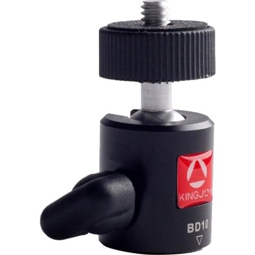 20pcs Kingjoy BD-0 Universal Mini Compact Aluminum Wearable Digital Ball Head with 1/4 inch Camera Screw for Macro Shooting