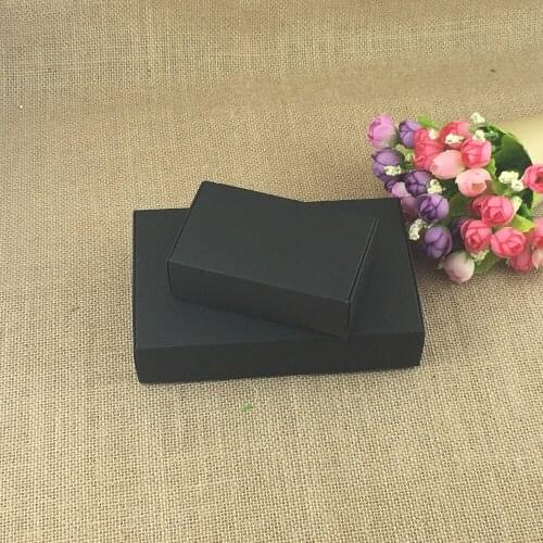24Pcs/Lot Two Size Black Box for Jewelry Carrying/Wedding/Birthday and Christmas Party good quality Packing Gift Paper Boxes