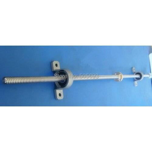 3D Printer T8 Lead Screw Rod and Cooper Nut Pillow Block Shaft Coupler Sell by One Set