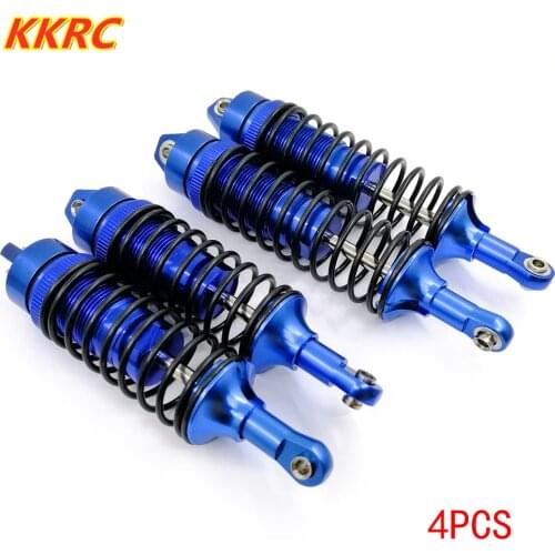 4pcs Slash 4x4 Aluminum Front Rear Shock Absorber For 1/10 RC Truck Assembled Upgrade Parts