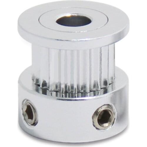 6/20Teeth Aluminum GT2 Timing Belt Pulley, Width 6mm, 3D Printer Parts Accessories 1Pcs