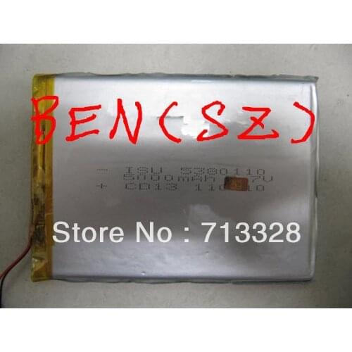 PL5380110 battery 3.7V 5000MAH tablet pc Li-Polymer battery 3.7V