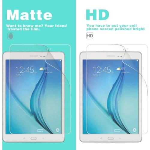 Anti-Glare Matte Film For Samsung Galaxy Tab A 9.7 T550 9.7" T550 HD Front Clear Glossy Film Screen Protector Tablet Cover Film