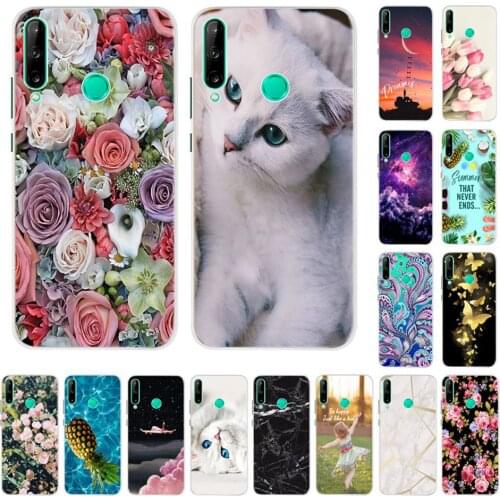Animal Flower Case For Huawei Y7p 2020 ART-L28 Shockproof Silicone Soft Thin Phone Cover Bumper For Huawei Y7P2020 ART-L29 6.39"