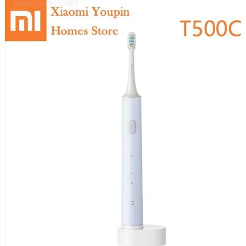 Xiaomi Mijia Sonic Electric Toothbrush T500C Wireless Rechargeable Waterproof Ultrasonic Automatic Tooth Brush Work Mijia APP