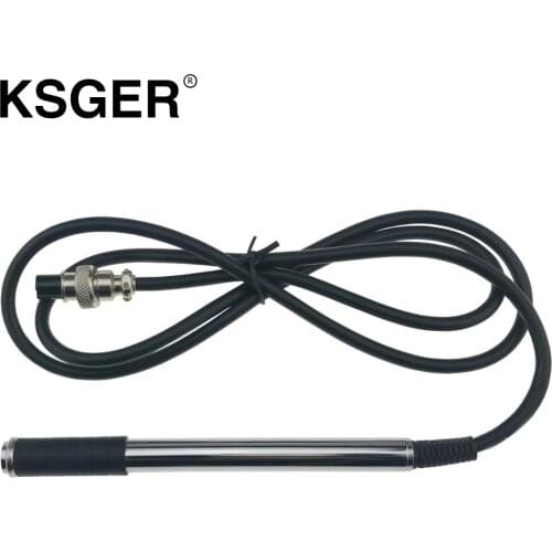 KSGER Stainless Steel 9501 Soldering Iron Soldering Handle For HAKKO T12 Electric Soldering Iron Tips