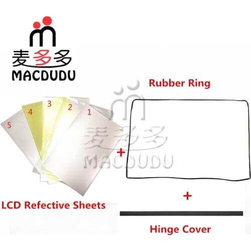 New 5pcs/set LED LCD Screen Display Back Rear Reflective Sheets Backlight for Macbook Air 11" A1370 A1465 13" A1369 A1466