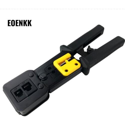 Perforation Network Cable Pliers Ez Network Wire Crimpers RJ45 Pressing Pliers 6P 8P Dual-purpose Network Cable Press Plier
