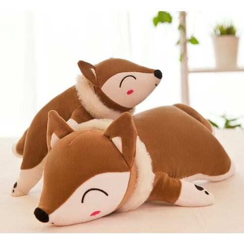 35/60/90cm Plush Pillow Fox Stuffed Animals Soft Toy Doll Kawaii Dolls Stuffed Animals & Plush Toys for Girls Children Toys