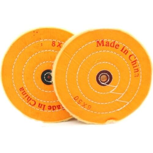50-300mm Gold Silver Jewelry Mirror Polishing Wheel Cotton Buffing Wheel 50 Layers Polishing Disc