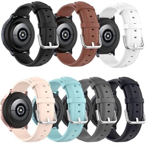 20mm Wristband Strap for Samsung Galaxy Watch 3 41MM (new product) /galaxy watch active2 /gear sport /S2 classic Smartwatch