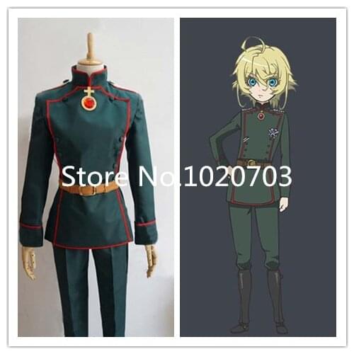 Saga of Tanya the Evil Youjo Senki Tanya von Degurechaff Cosplay Costume