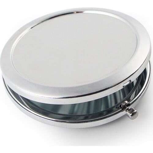 Silver color Pocket mirror supply, Make Up Mirror, Double Sided Mirrors18413-1