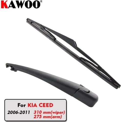 KAWOO Car Rear Wiper Blade Blades Back Window Wipers Arm For KIA CEED Hatchback (2006-2011) 310mm Auto Windscreen Blade