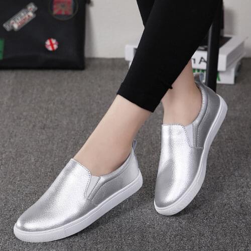 Women shoes flat 2021 high quality new trendcasual loafers shoes woman solid leather female platform shoes zapatos mujer