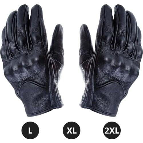 Universal Winter outdoor gloves Motorcycle Leather Full Finger Gloves Motorcycle Racing Riding Off-Road ski Windproof Gloves