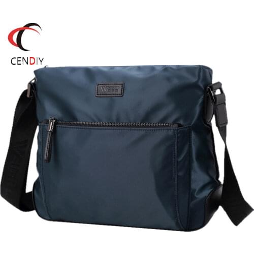 Waterproof Shoulder Bag Men Vintage Large Capacity Leisure Crossbody Messenger Bags for Men Bag Solid Casual Office Travel Bag