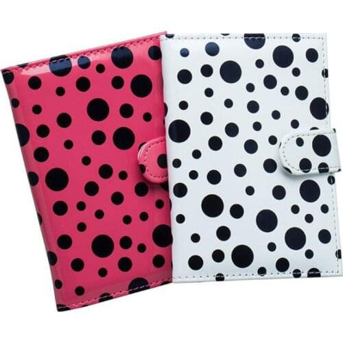 1Pc Fashion Card Bag Women PU Leather Passport Cover Dot Pattern Travel Passport Cover Wallet Credit Card Holder