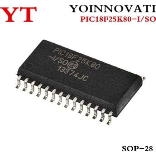 20PCS PIC18F25K80-I/SO 18F25K80-I/SO PIC18F25K80 18F25K80 SOP28 IC MCU 8BIT 32KB FLASH 28SOIC
