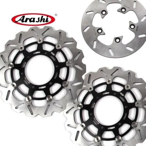 ARASHI For SUZUKI GSXR600 GSXR750 Front Rear Brake Rotors Brake Disc GSX-R600 GSX-R750 2008-2014 2009 2010 2011 2012 203 GSX R60