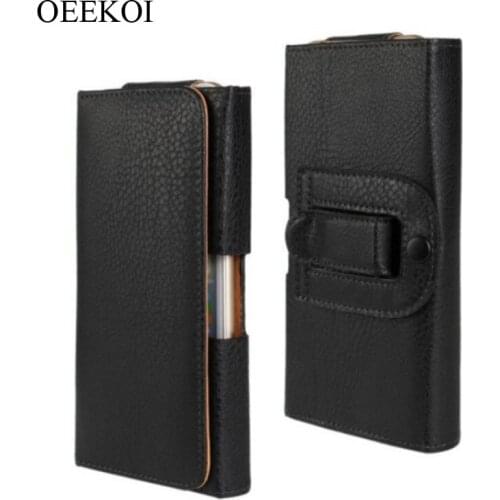 OEEKOI Belt Clip PU Leather Waist Holder Flip Cover Pouch Case for Phicomm Clue M/C520/C530/E551/E550w/i700 4.5 inch